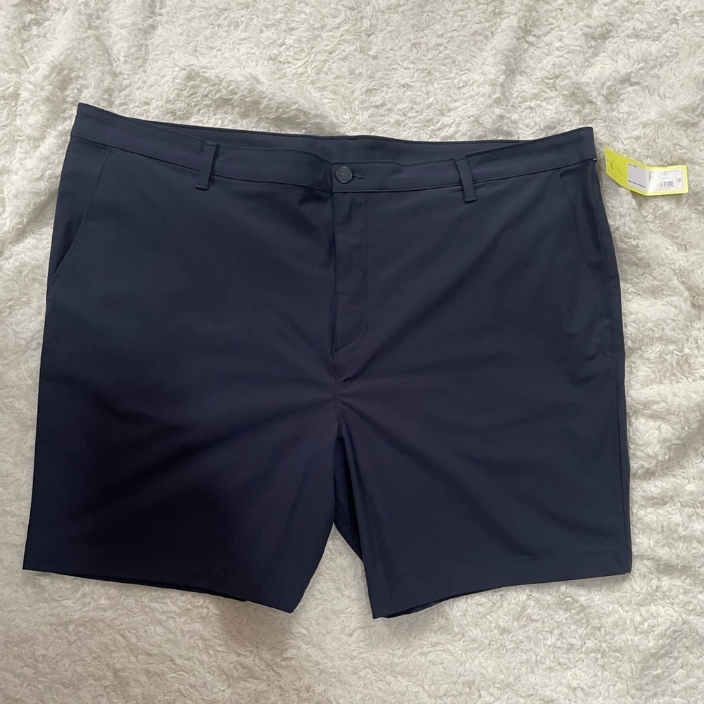 All in Motion Men's Navy Flat Front Shorts